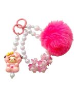 Blush pink cute Kawaii phonecharm /bag charm 